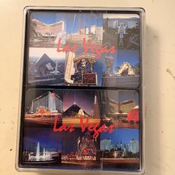 Vintage set of Las Vegas Souvenir Playing Cards 