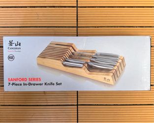 Cangshan Sanford Series 7-Piece In-Drawer Knife Set