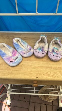 Unicorn slippers