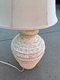 White Ceramic Table Lamp