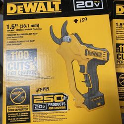 DEWALT 20V MAX Cordless Battery Powered Pruner (Tool Only)