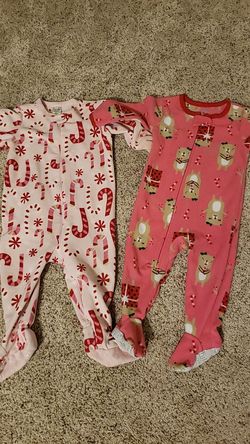 Girls Fleece Christmas sleepers