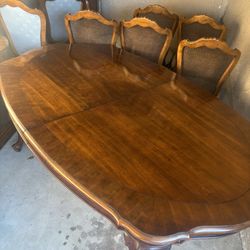 Dining table and furniture