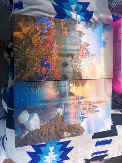 Disney Castle Photo Prints Set of 2
