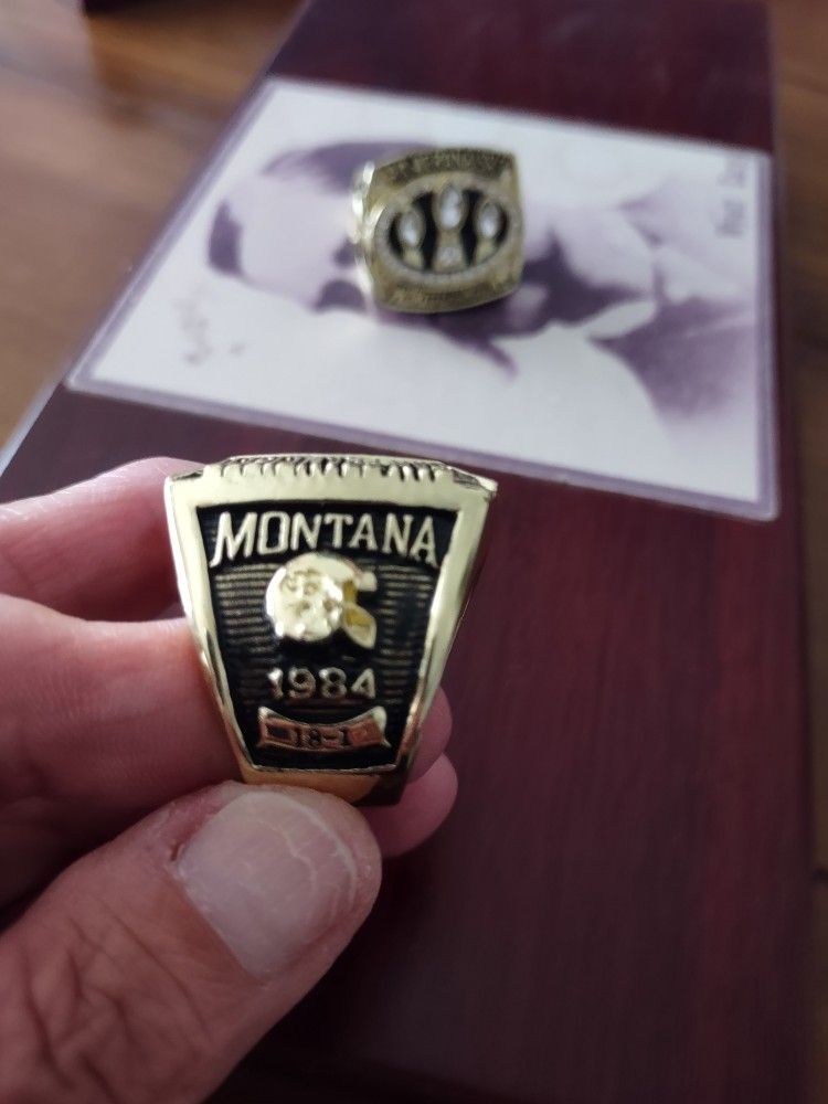 1984 Joe Montana World Championship Ring