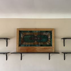 Black Wall Shelves With Brackets