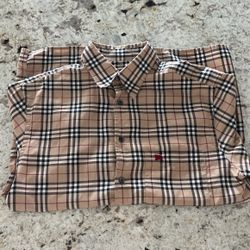 Men’s Burberry Short-Sleeve Button Up