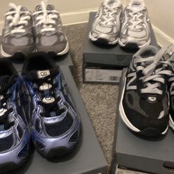 Four pair of used New balance size 9C in excellent condition for only $90