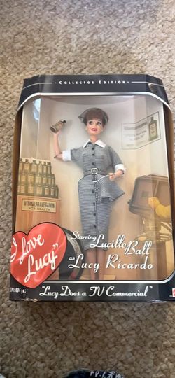 I Love Lucy Collector Edition Barbie Doll Lucy Does a TV Commercial