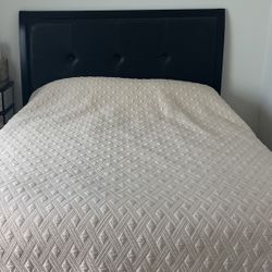 Full Size Bed Frame With Headboard Attached 
