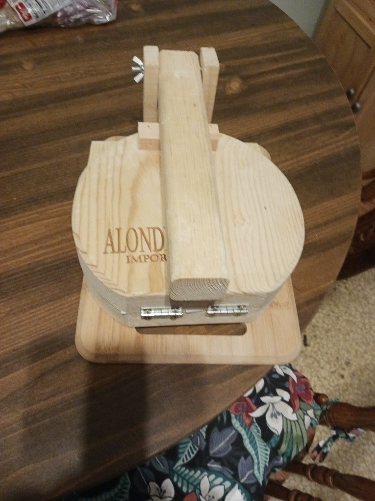 Alondras Imports Wooden Tortilla Presser And Accessories