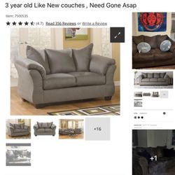 3 Year Old New Couches Need Gone Asap