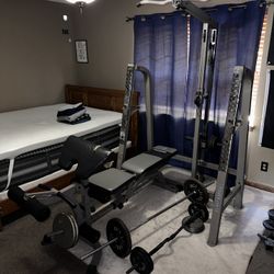 (Used) Powerhouse Weight bench / Squat Rack