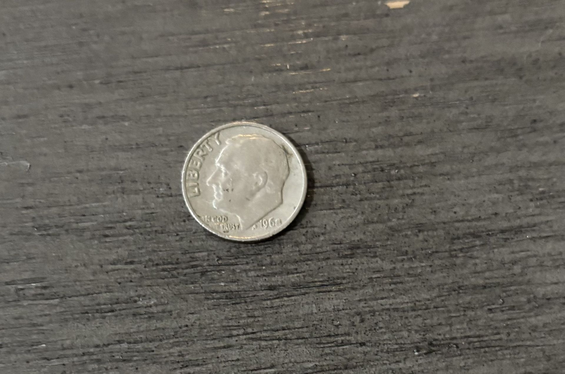 1968 Dime No Mint Mark Very Rare