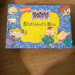 Rare vintage Rugrats Stationary box