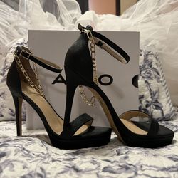 Aldo Black Heels Size 8