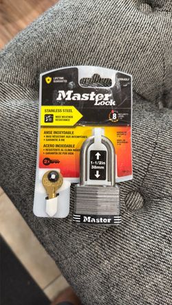 Master Lock Stainless Steel Padlock 38mm