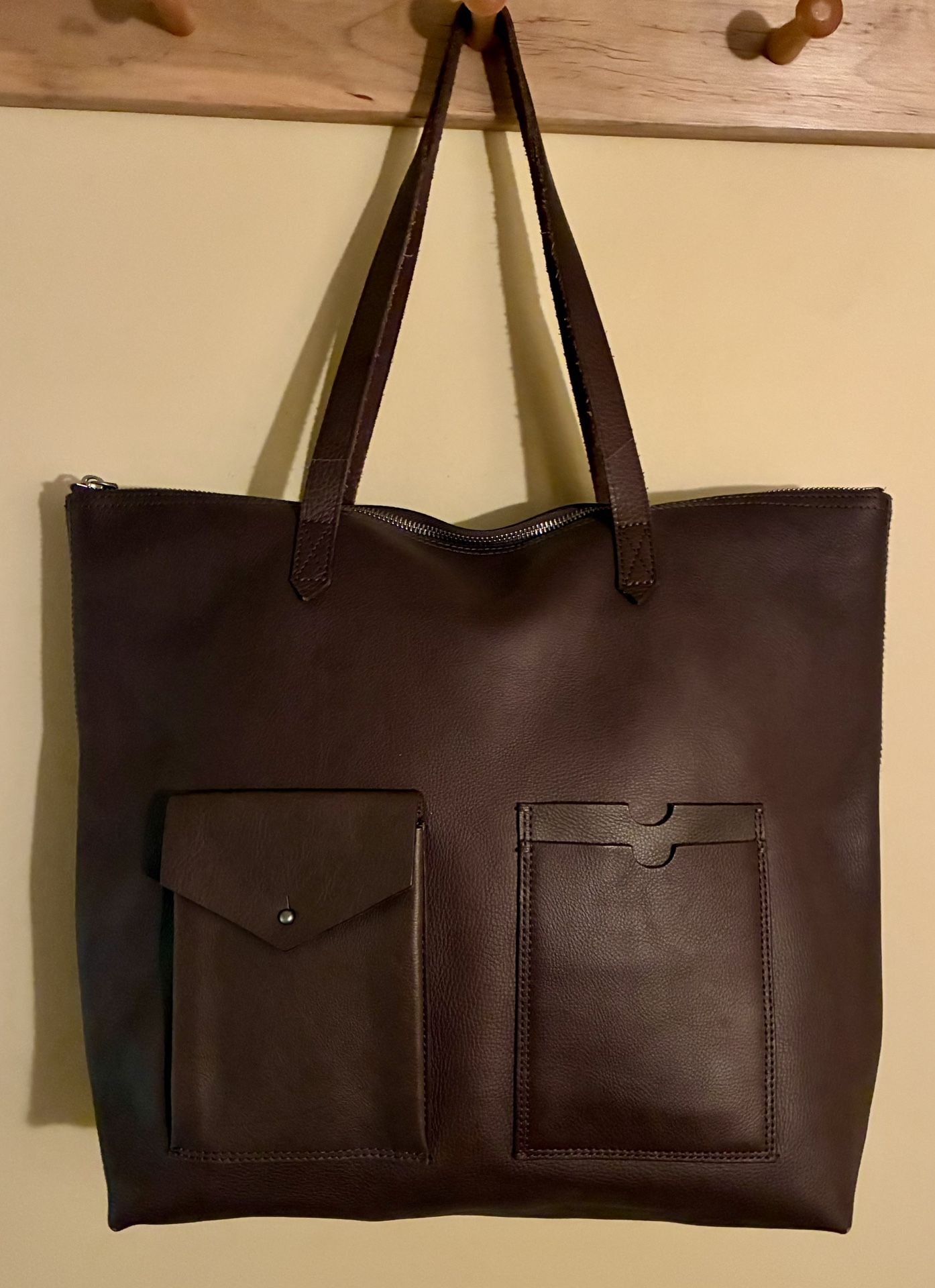 Madewell The Transport Satchel with Pockets