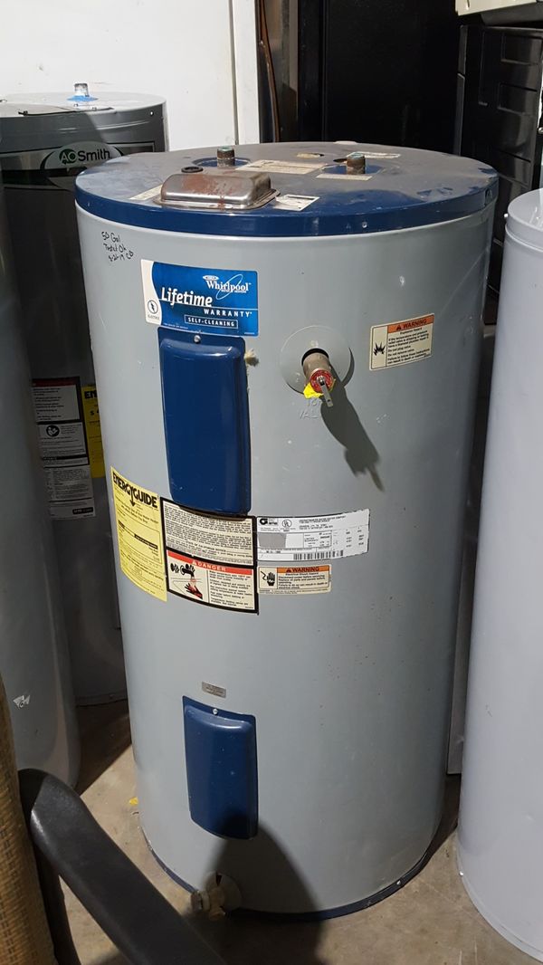 Whirlpool 50 gallon electric water heater for Sale in Tulsa, OK OfferUp