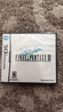 Final fantasy 3 for nintendo ds new sealed