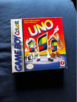 Uno for Nintendo Gameboy Color Complete In Box
