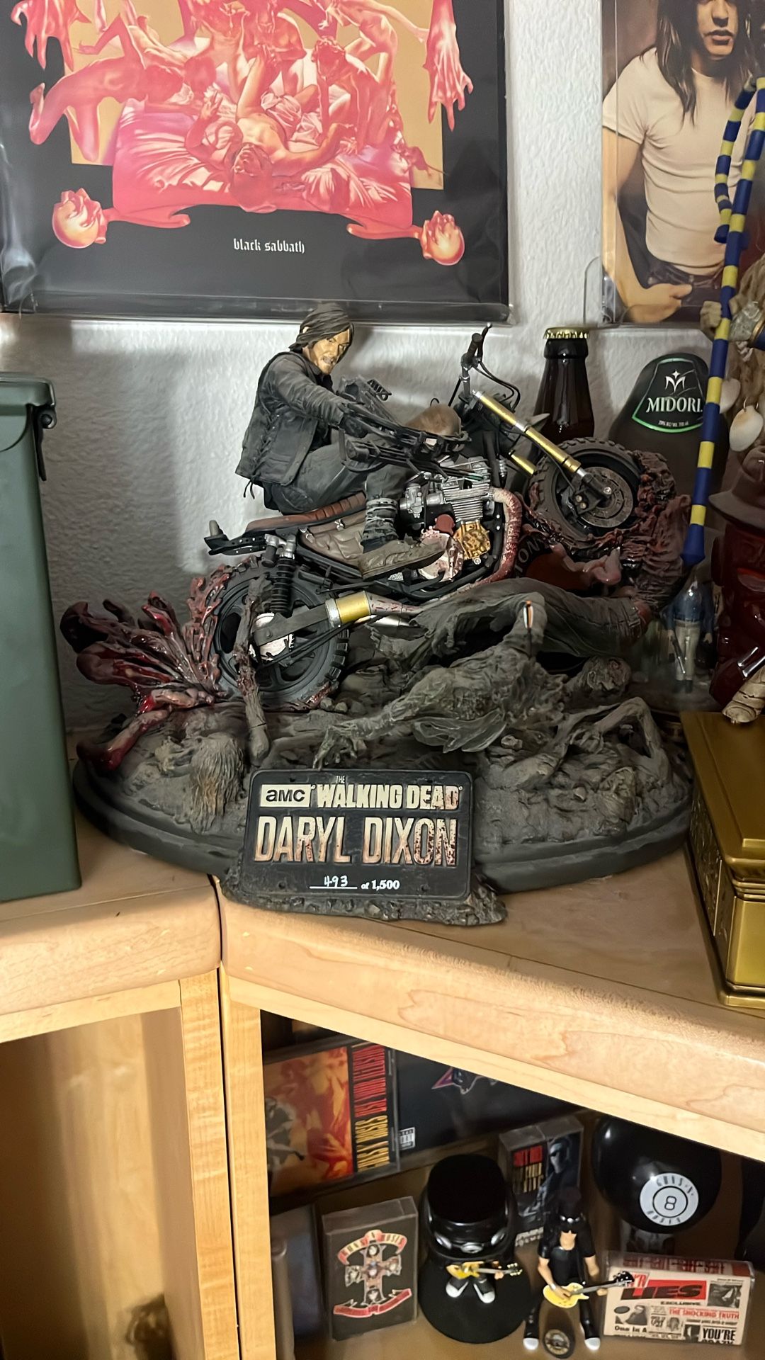 Daryl Dixon Motorcycle Statue