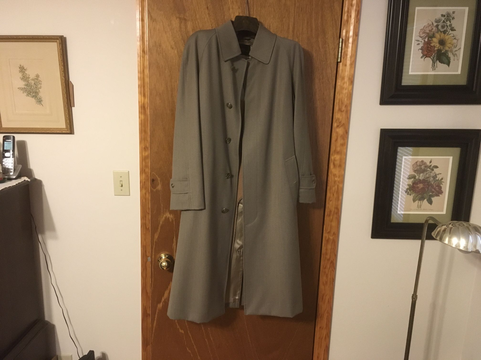 Vintage Topcoat Size R 36 Also Other Items For Sale Shoes , Hat , Sport Coats