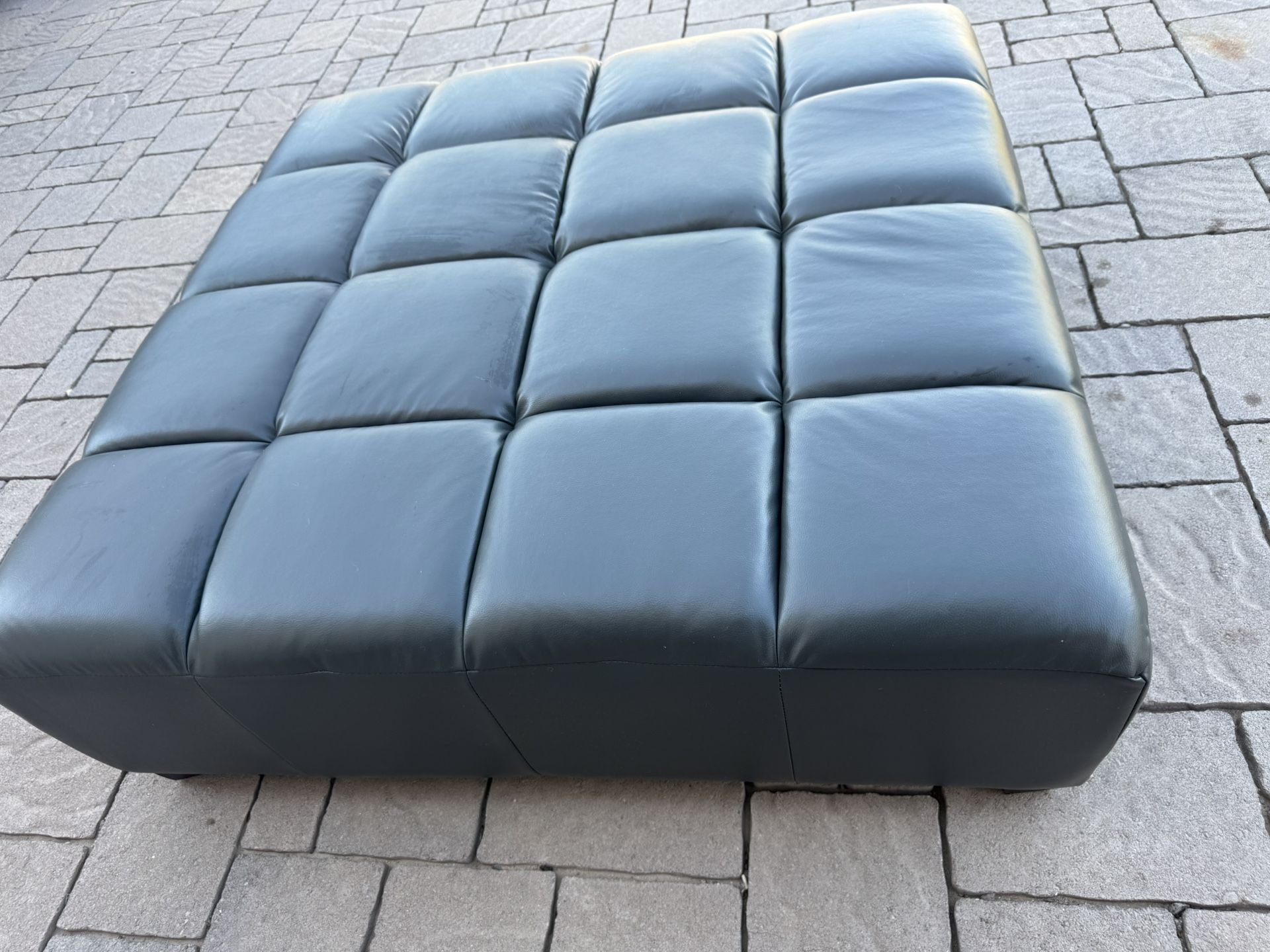Leather Ottoman Or Coffee Table