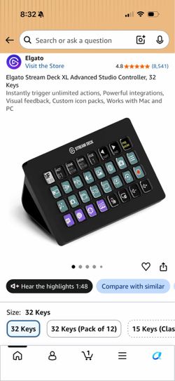 Elgato Stream Deck XL 32-Key Controller | Excellent Condition + Original Box