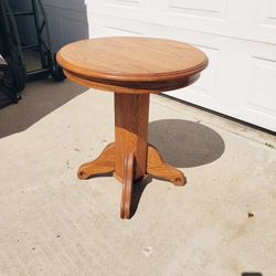 Vintage Wood Side Table 