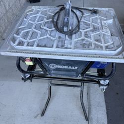Kobalt 7” Tile Saw (Wet Tile Cutter) – Used, Works Great
