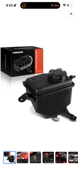 A premium coolant reservoir with cap