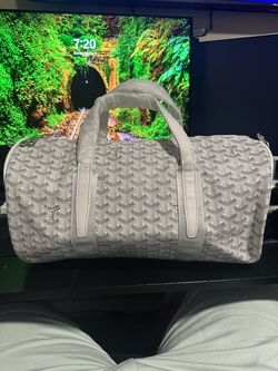 White Goyard bag