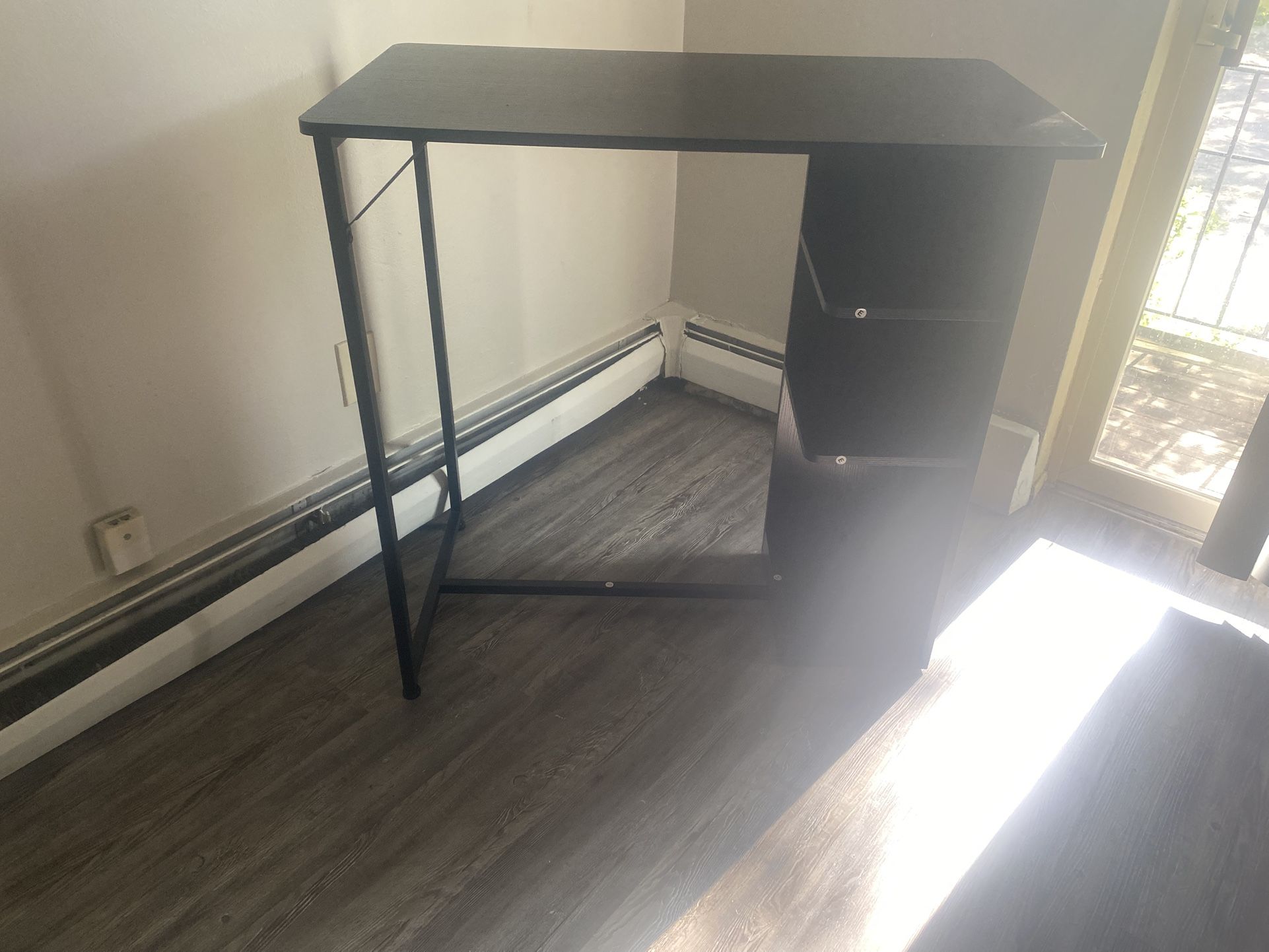 Desk With Shelves
