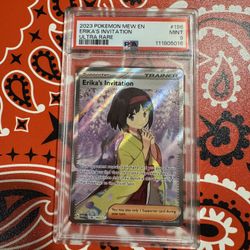 Pokemon Erika's Invitation #196/165 PSA 9