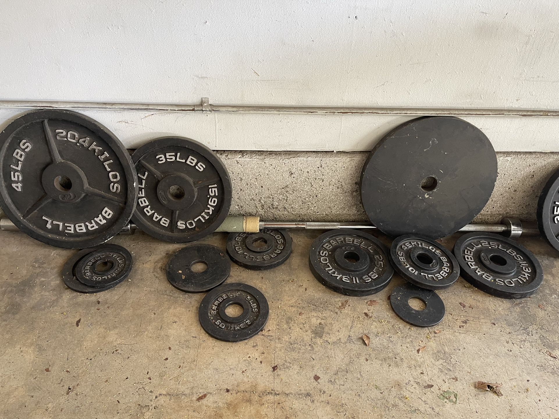 Olympic Weight Set + Bar
