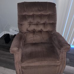 Brown Reclining Chair 