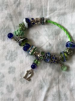 Handmade Pandora style bracelet