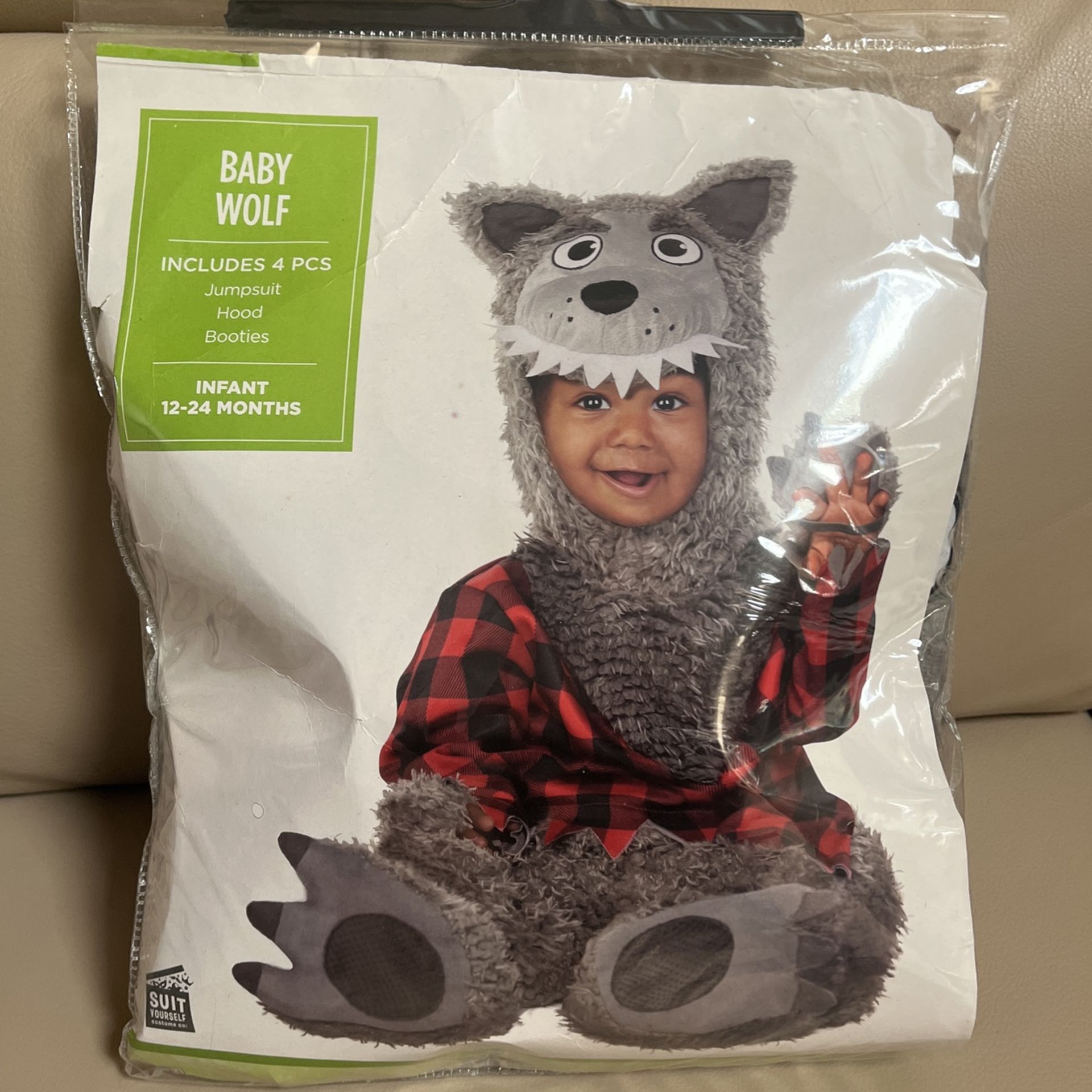 Baby Wolf Costume 12 To 24 Months 