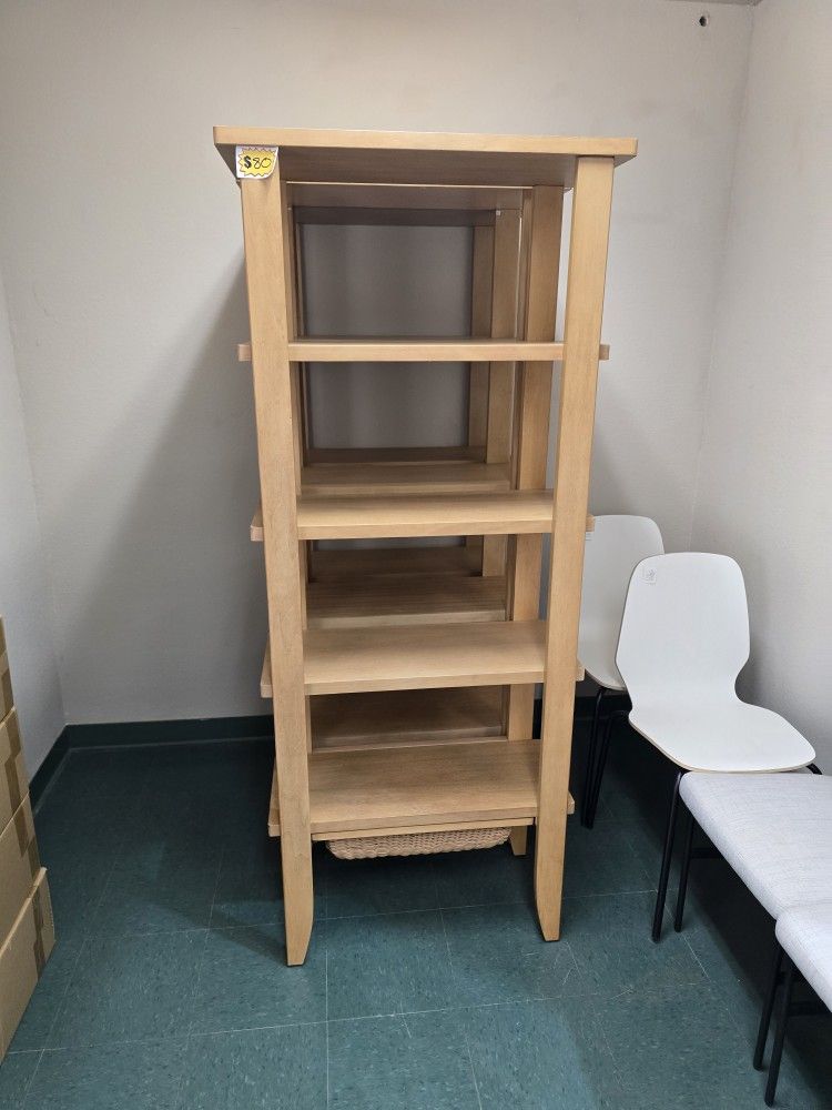 Basket Bookcase For $80