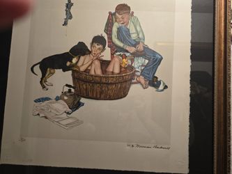 Original Norman Rockwell Lithograph