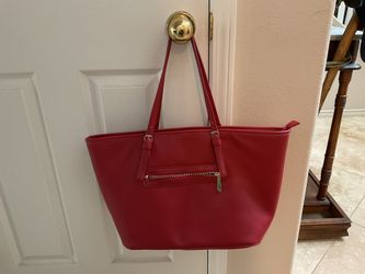 Large red tote