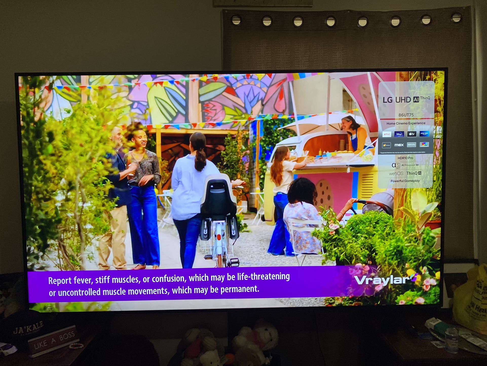 86 Inch LG AI Thin Q. Need Gone so Priced To Sell Fast