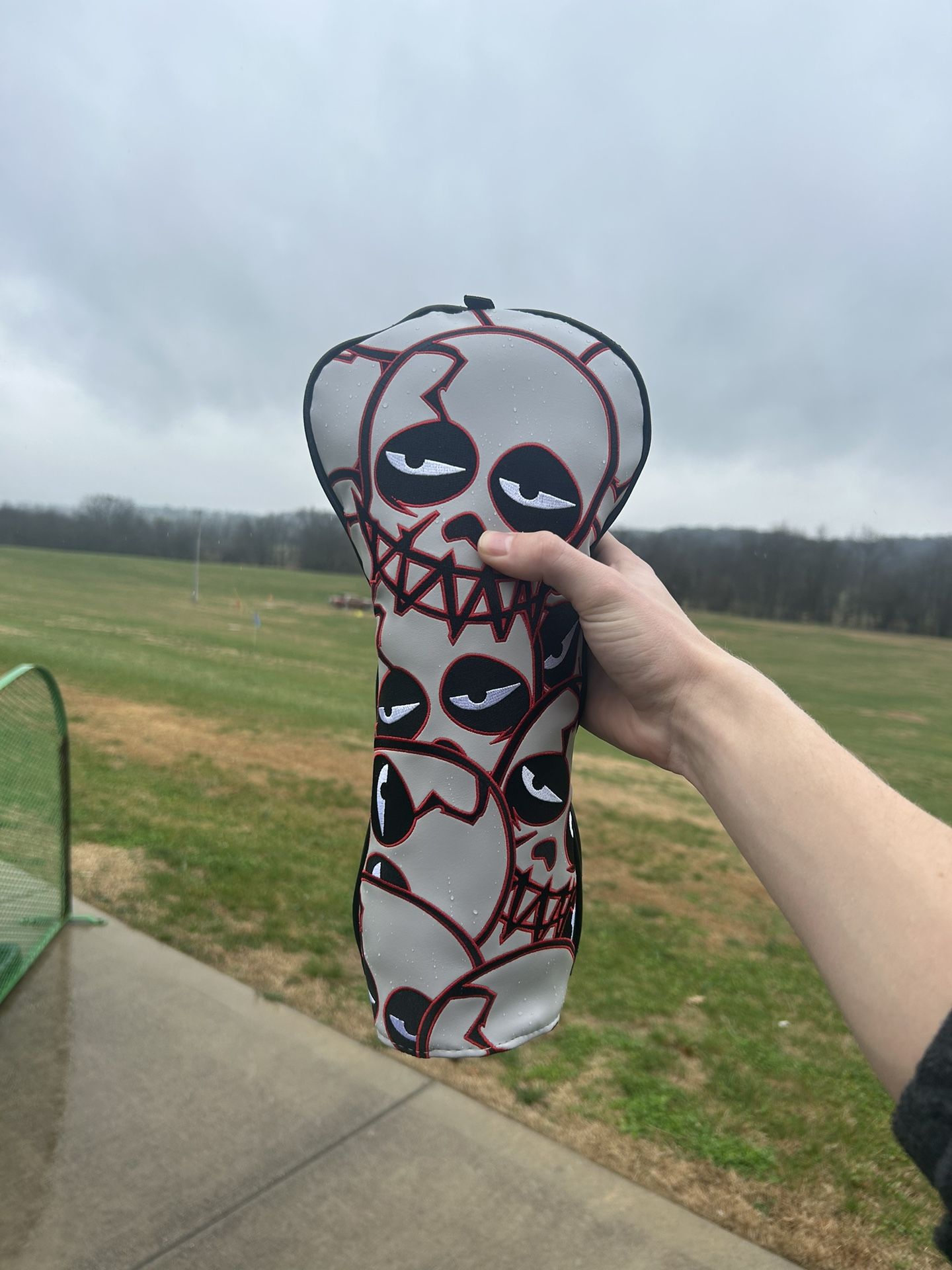 Skull driver headcover