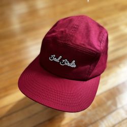 NWOT Bad Birdie Men's Camper Hat Red/White Golf Adjustable Baseball Cap Sz. OS