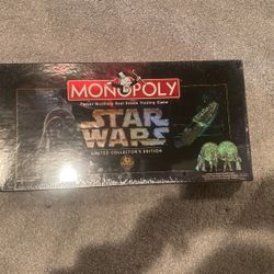 Star Wars monopoly  limited collectors Edition-new In Box