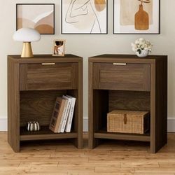 Boho Style Nightstands Set Of 2