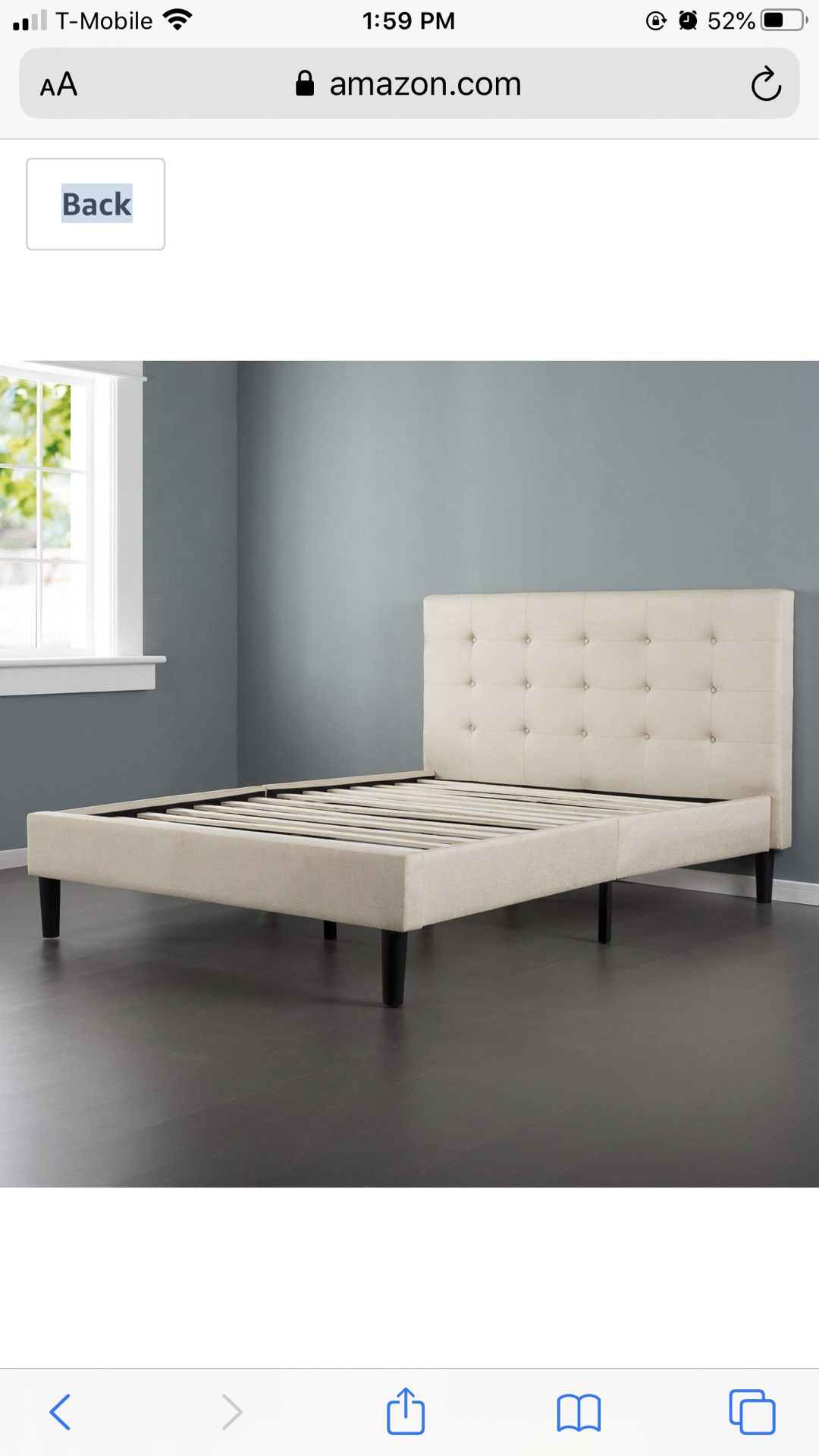 Full size bed frame brand new with mattress ✨✨Check my others sales ✨✨