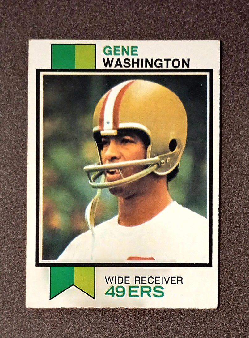 1973 Topps Gene Washington San Francisco 49ers #460 Football Card Vintage Collectible Sports NFL