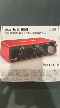 scarlett 2i2 third generation 2 in 2 out usb audio interface